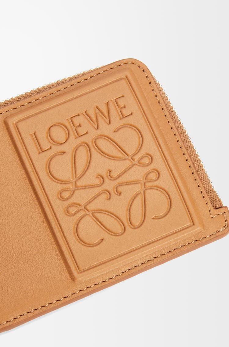 LOEWE Coin cardholder in satin calfskin Warm Desert