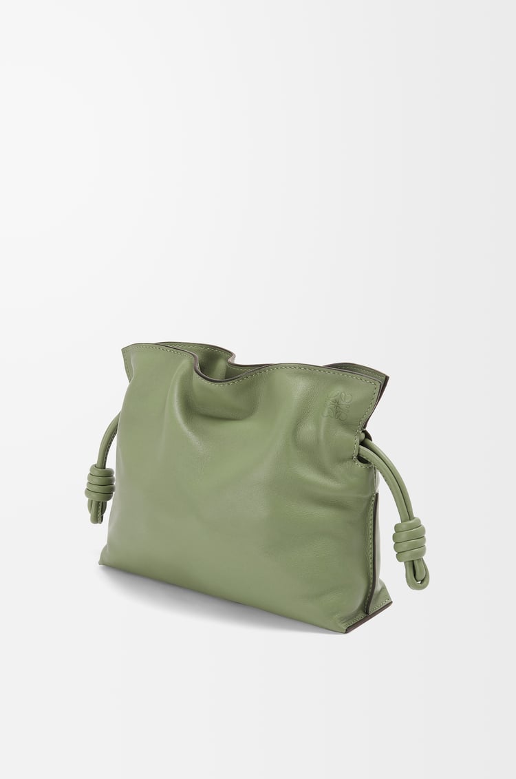 LOEWE Mini Flamenco clutch in nappa calfskin Rosemary