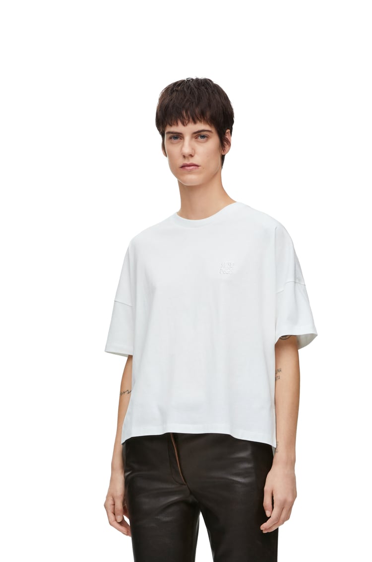 LOEWE Boxy fit T-shirt in cotton White