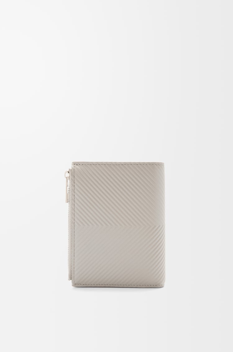 LOEWE スリム コンパクト ウォレット（テクスチャードクラシックカーフ） シェルグレー