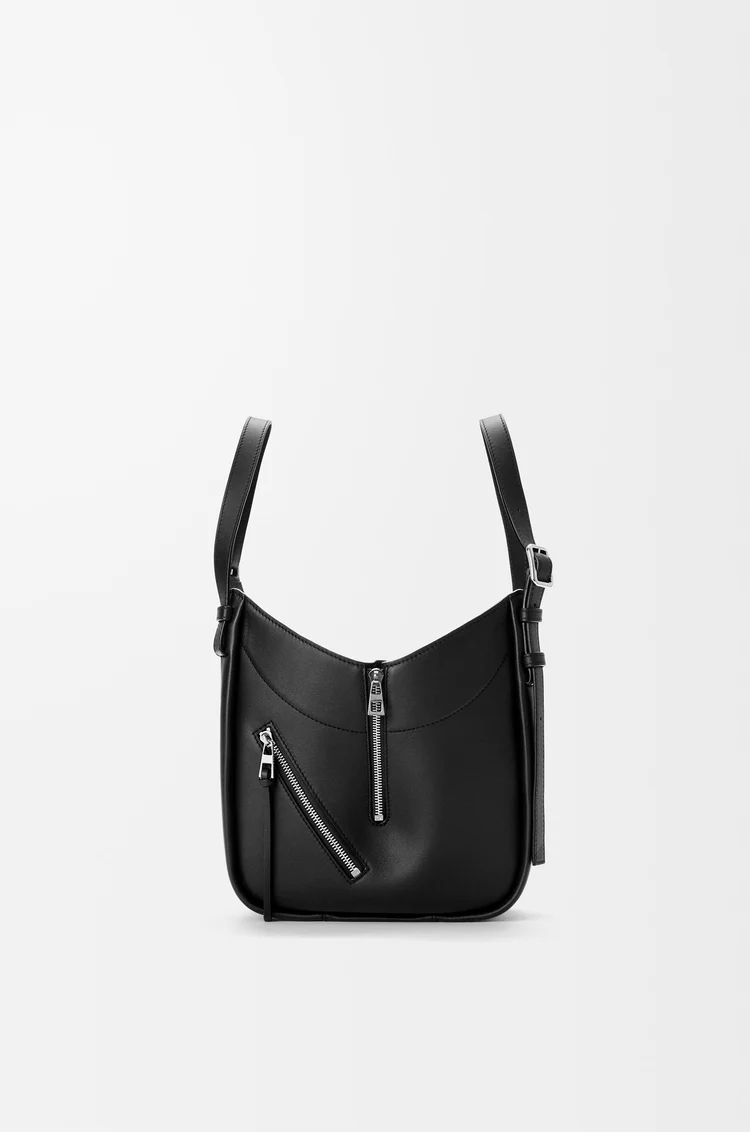 LOEWE Hammock Flip bag in classic calfskin Black
