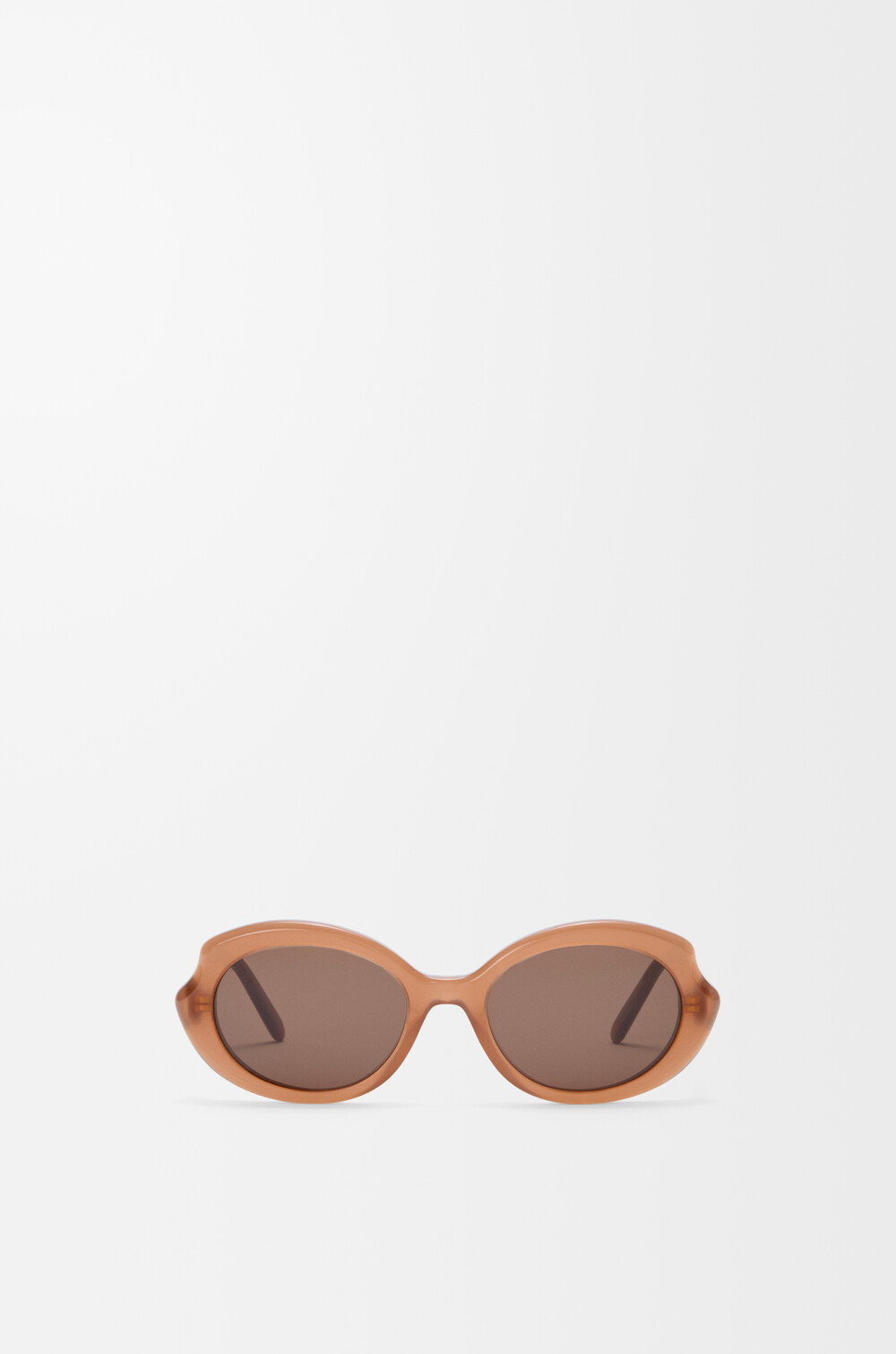 Mini Oval Slim sunglasses Beige - LOEWE USA Official Website