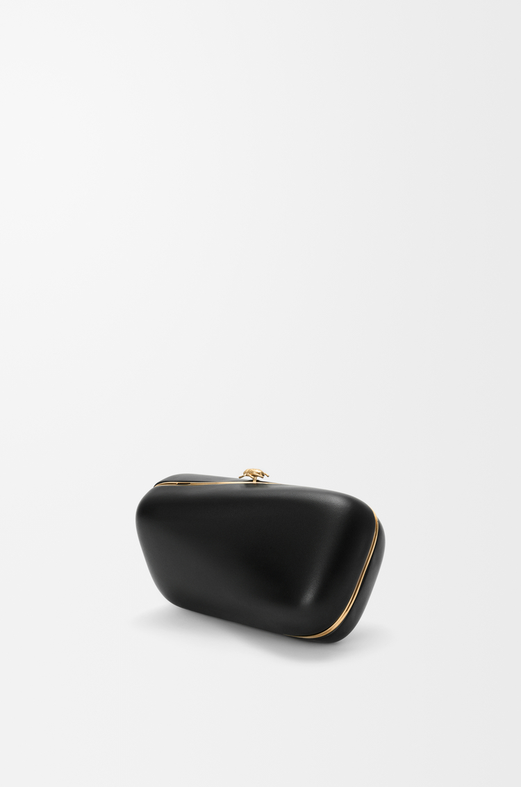 LOEWE Bolso Twisted Minaudiere en piel napa de cordero Negro