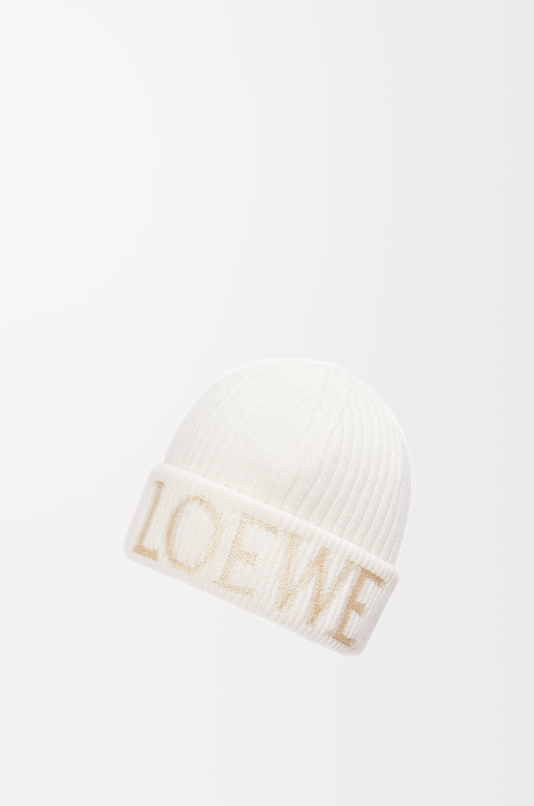 LOEWE LOEWE beanie in wool White