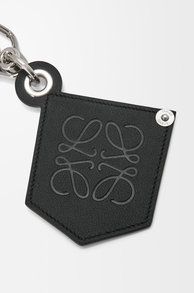 LOEWE Charm Pocket  Negro/Plateado