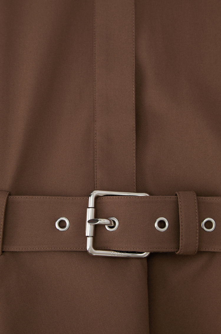 LOEWE Robe en coton Marron