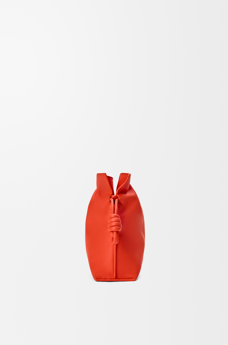 LOEWE Medium Flamenco clutch in nappa calfskin Sunrise Orange