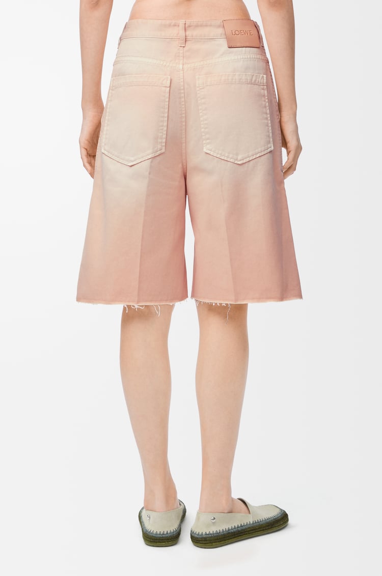 LOEWE Anagram shorts in cotton Light Pink