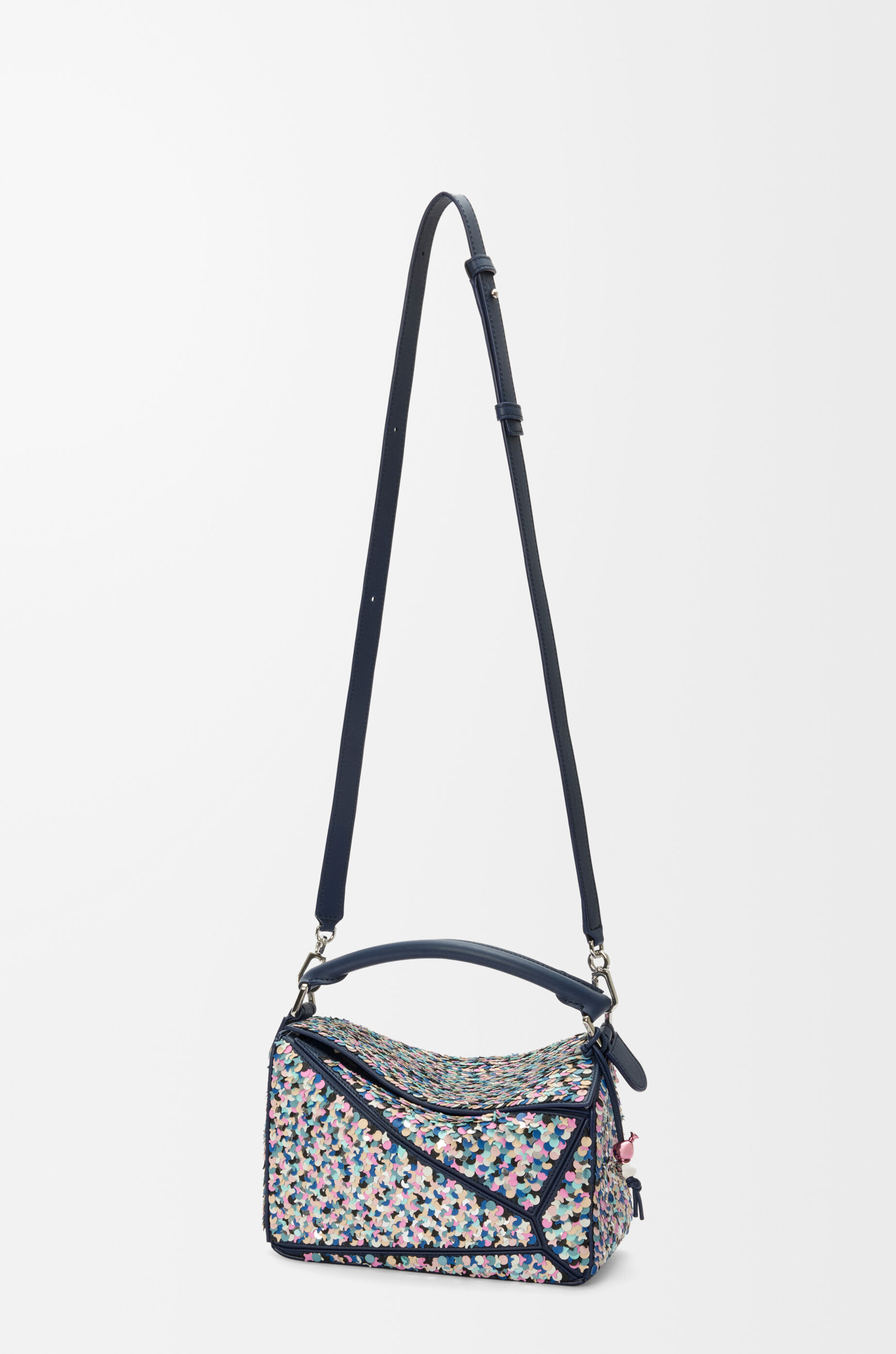 パズル10 コンフェッティ バッグ（クラシックカーフ） マルチカラー