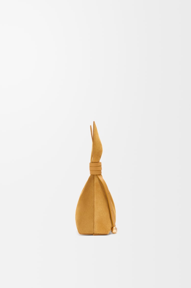 LOEWE Mini Scarf bag in suede 오커