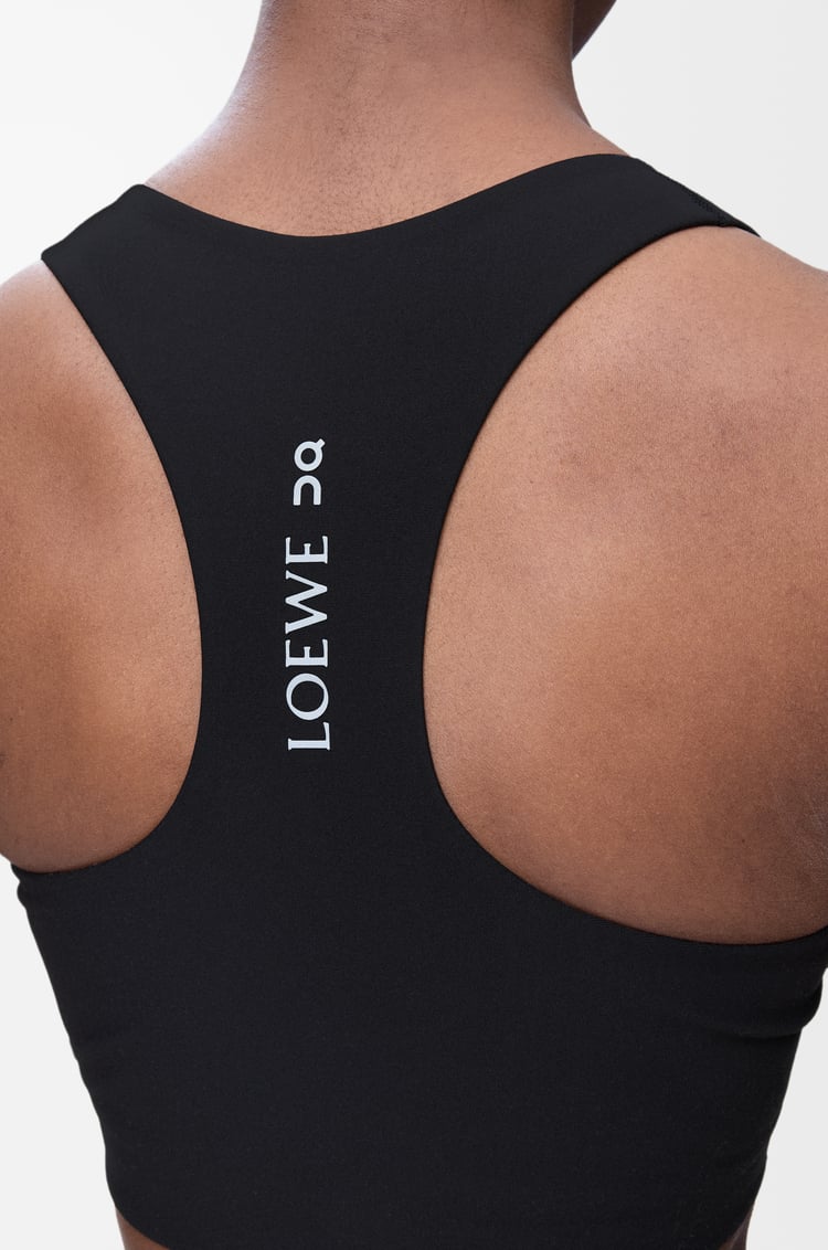 LOEWE 柔軟科技平紋針織胸衣 黑色