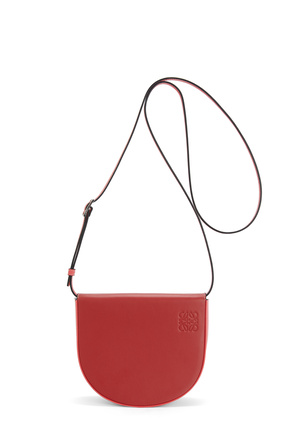 LOEWE Heel bag in soft calfskin Pomodoro/Poppy Pink plp_rd