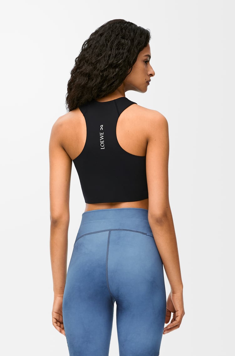 LOEWE Performance top in technical jersey Black