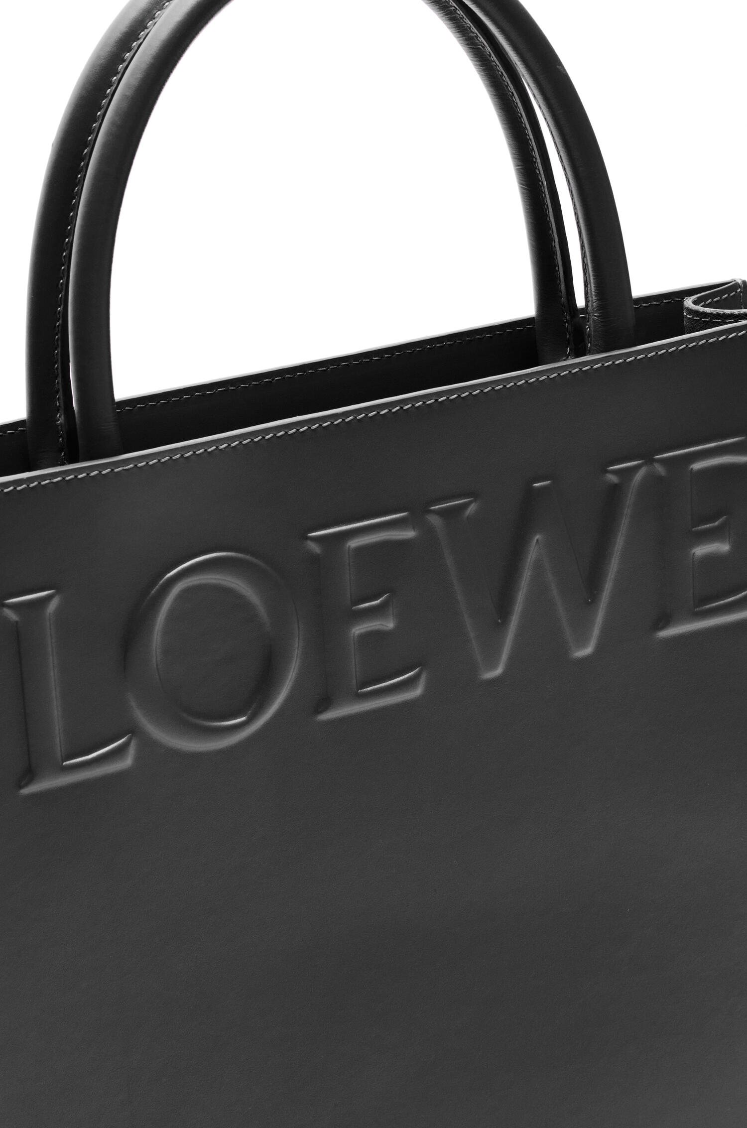 LOEWE Standard A4 Tote in sleek calfskin Black - LOEWE
