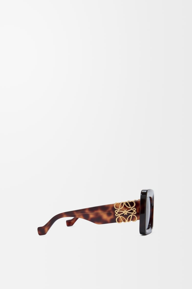 LOEWE 斜面方形 Maxi Anagram 太陽眼鏡 哈瓦那棕