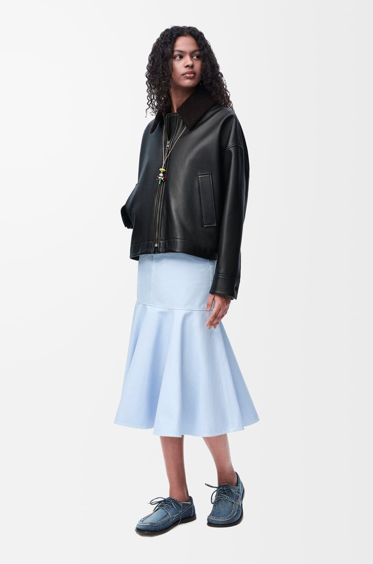 LOEWE Chaqueta en piel napa de cordero Negro