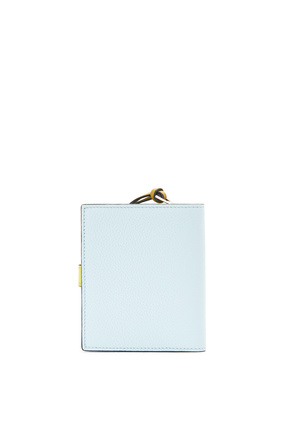 LOEWE Compact zip wallet in soft grained calfskin Crystal Blue/Lime Yellow plp_rd