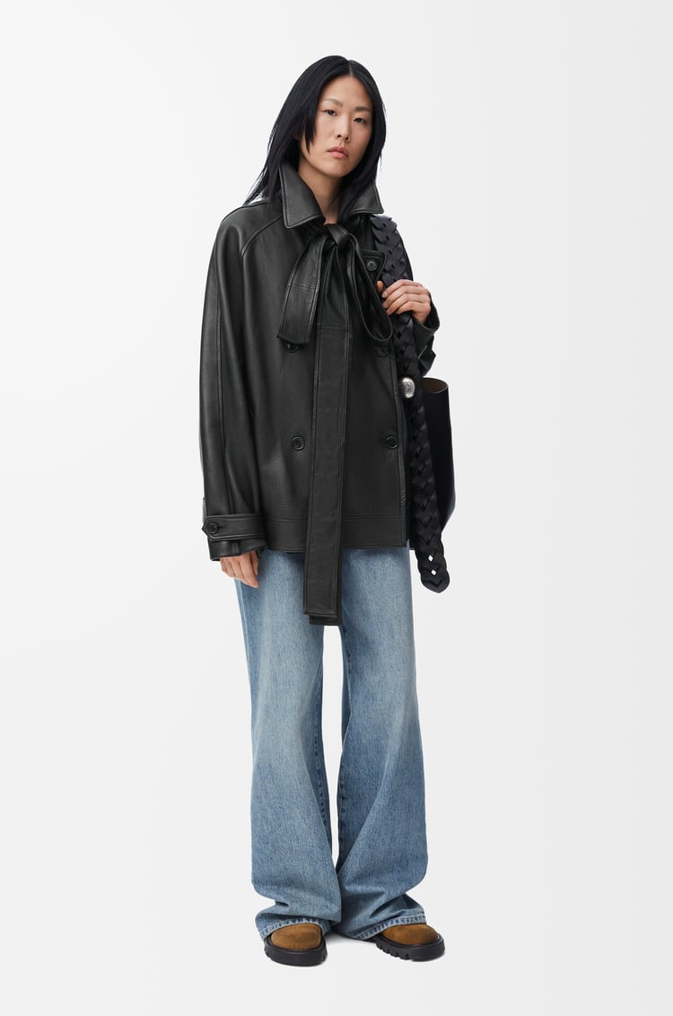 LOEWE Bow jacket in nappa lambskin Black