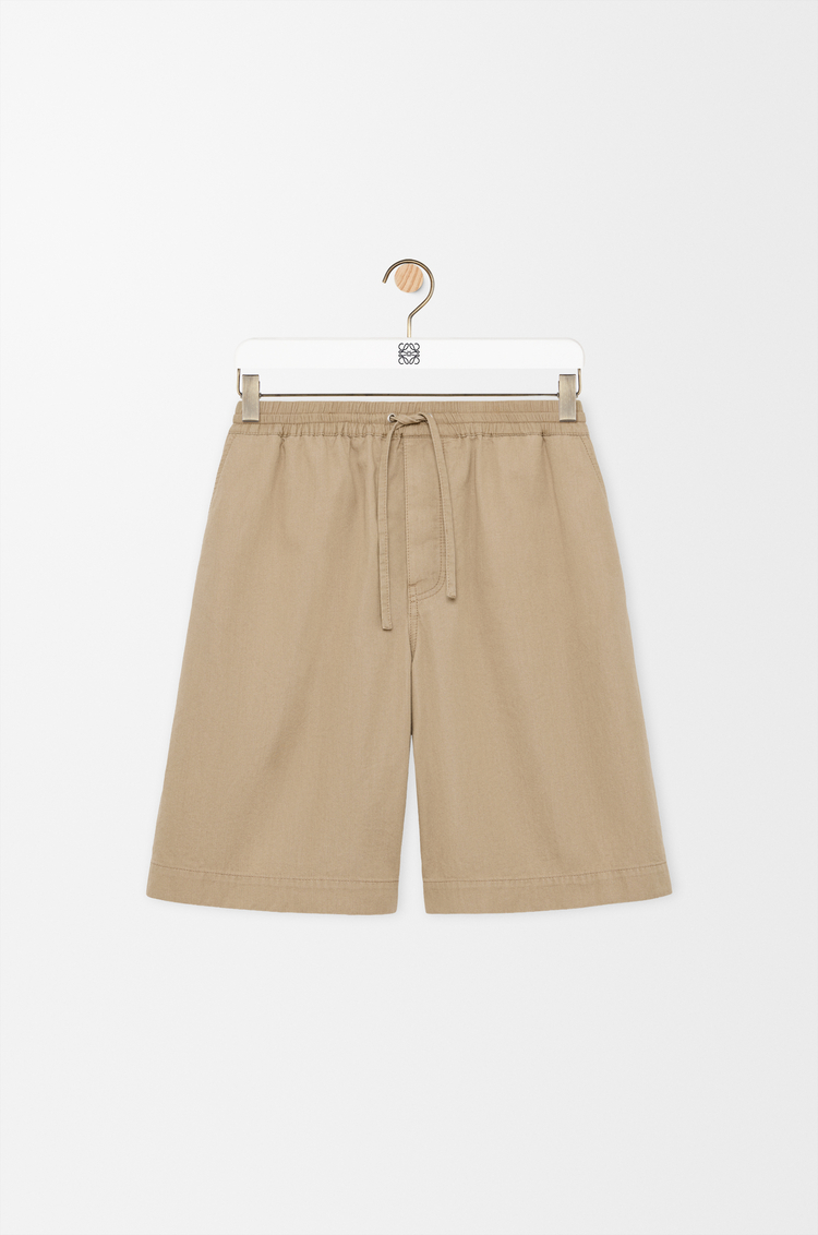 LOEWE Shorts in cotton Beige