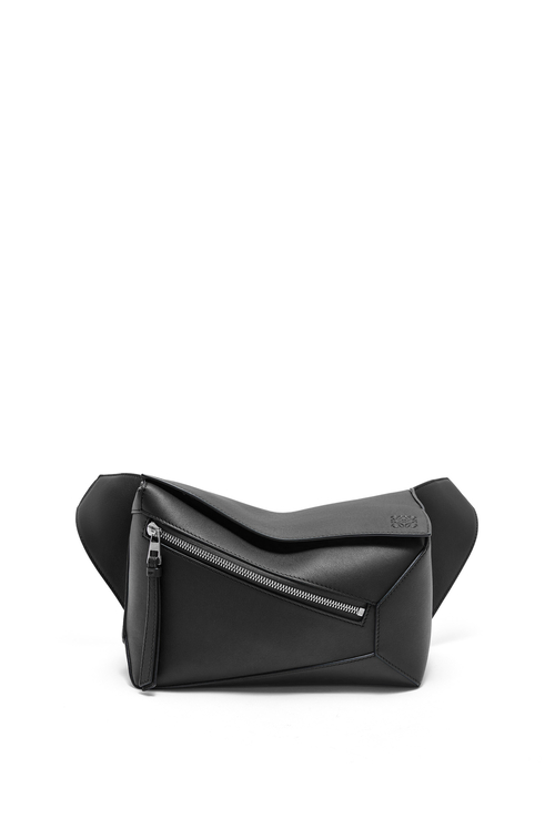 パズル バムバッグ スモール（クラシックカーフ） ブラック - LOEWE