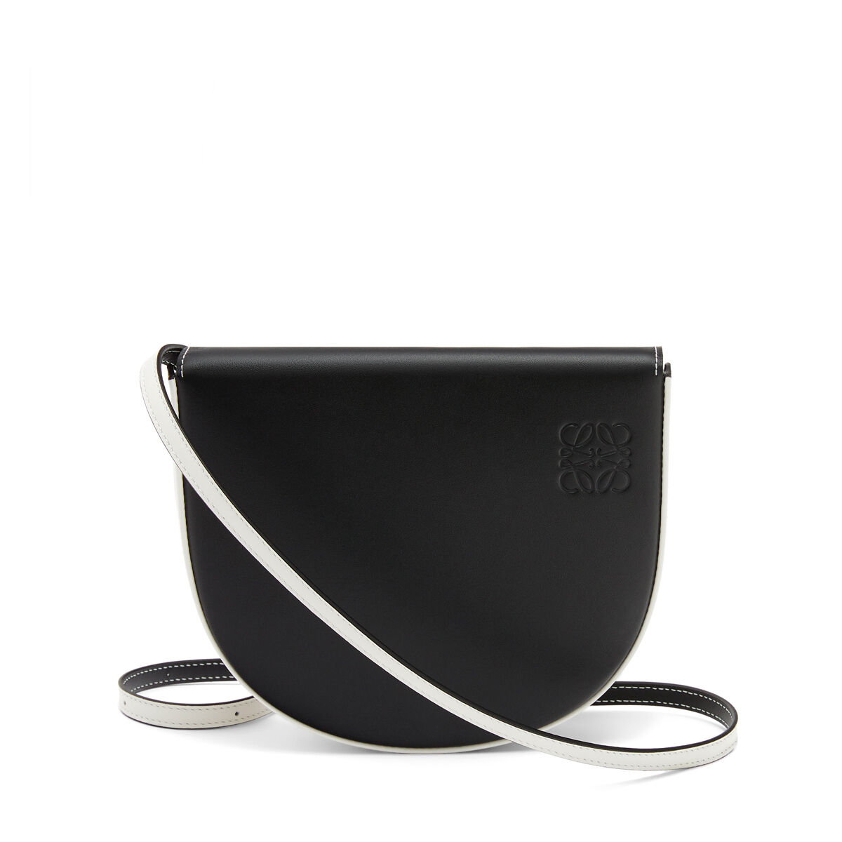 LOEWE Heel Bag Black/Soft White front
