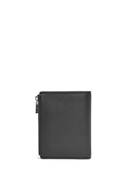LOEWE Slim compact wallet in soft grained calfskin Black plp_rd