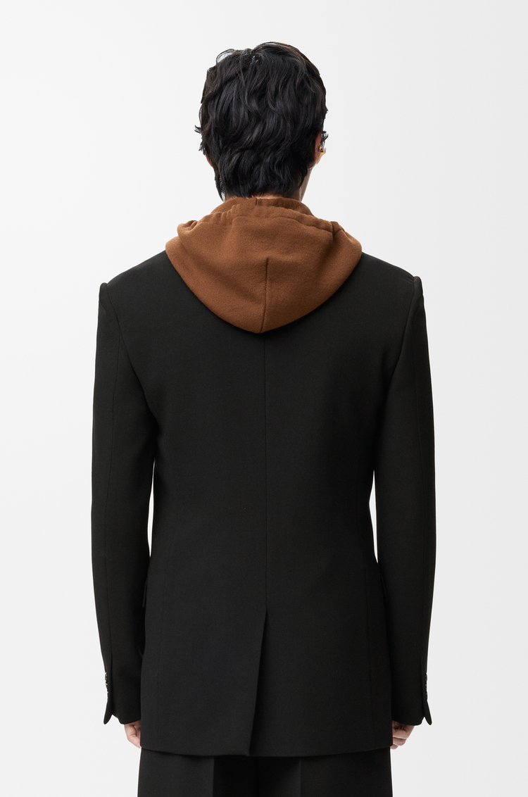 LOEWE ダブルブレスト ジャケット（ウール） ブラック