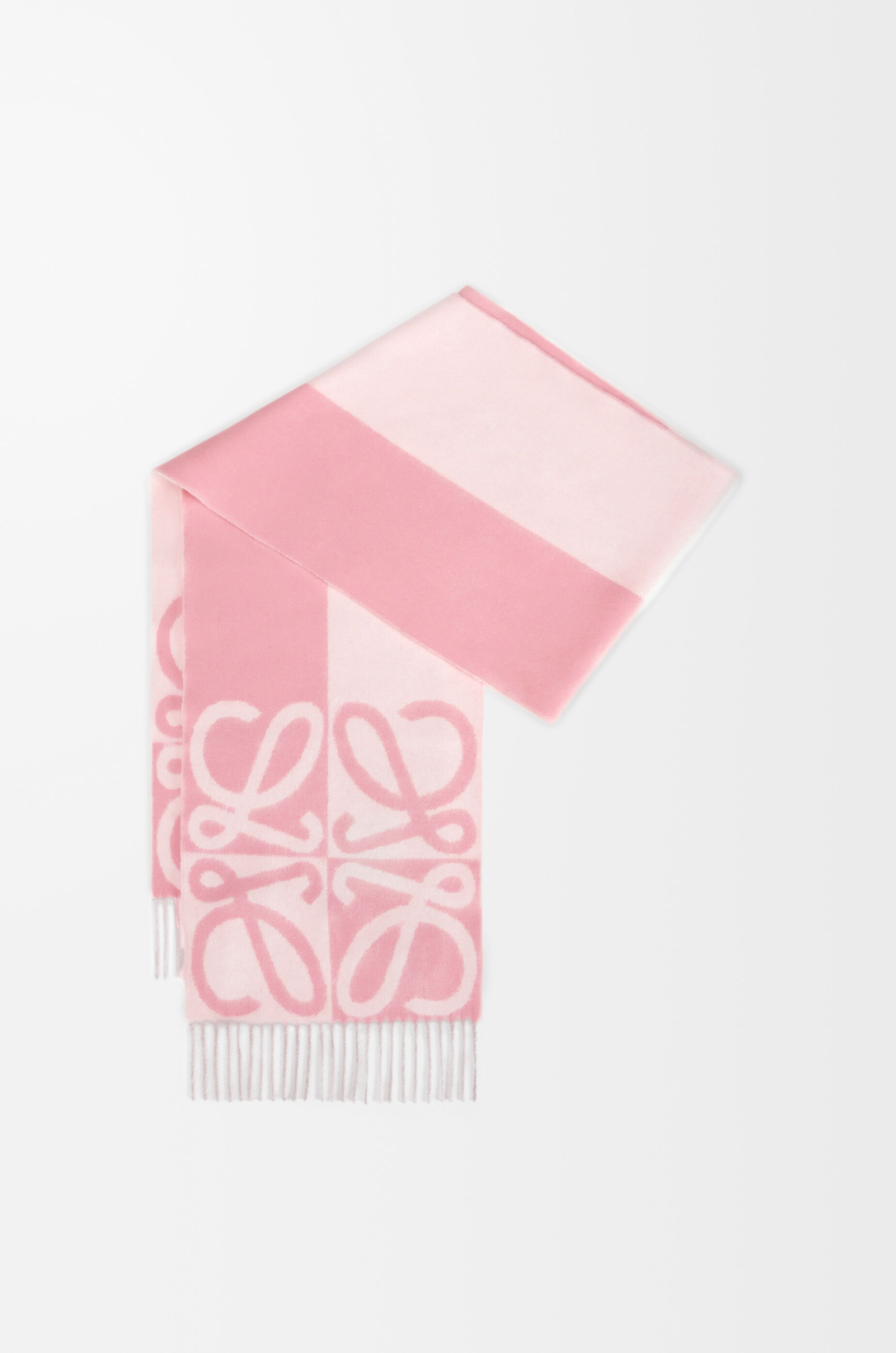 スカーフ（ウール&カシミヤ） ピンク - LOEWE