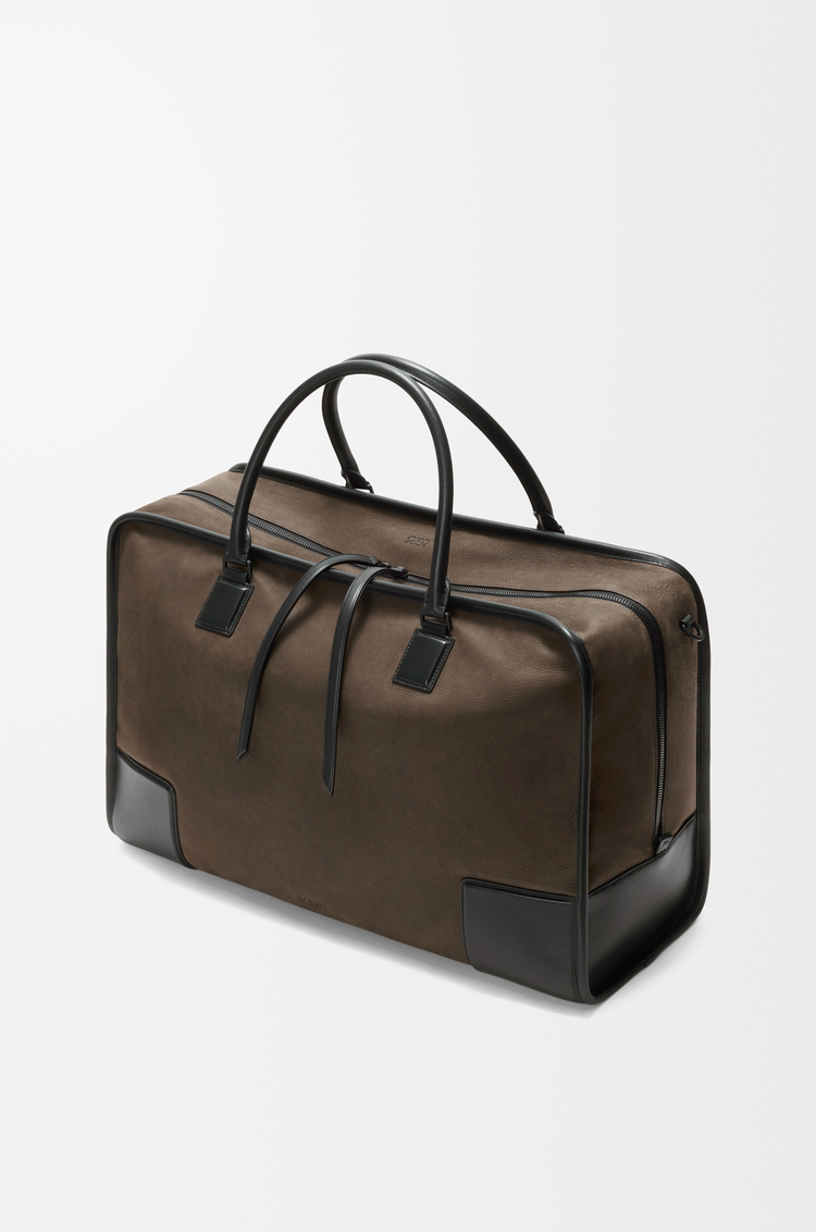 LOEWE Amazona 180 duffle in nubuck Khaki