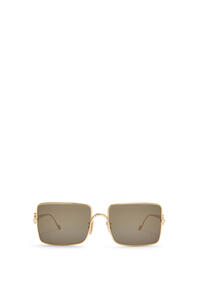 LOEWE Anagram sunglasses in acetate and metal Vintage Khaki/Gold