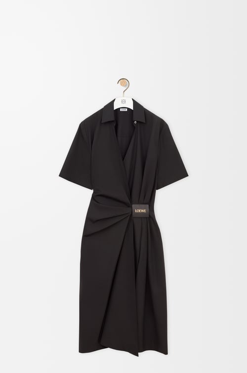 LOEWE Dress in cotton Black