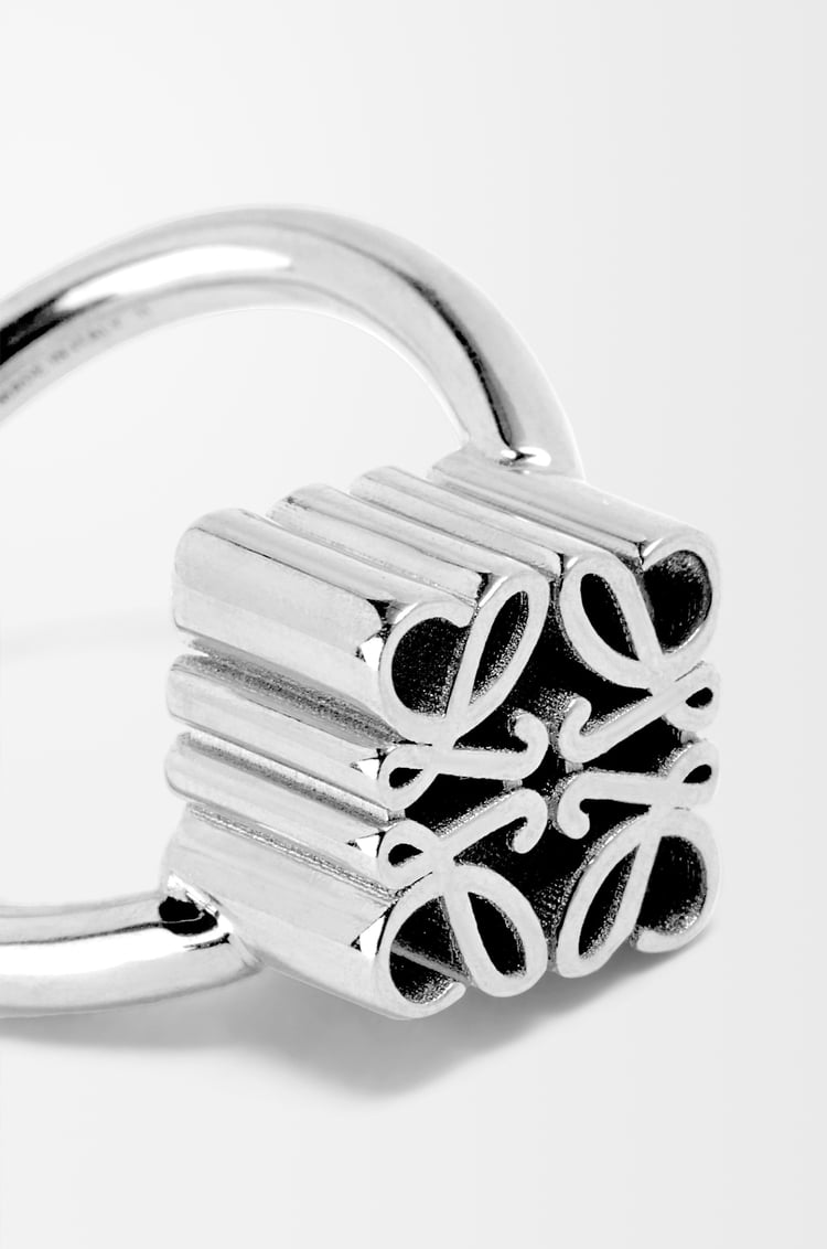 LOEWE Anillo con Anagrama en plata de ley Plata
