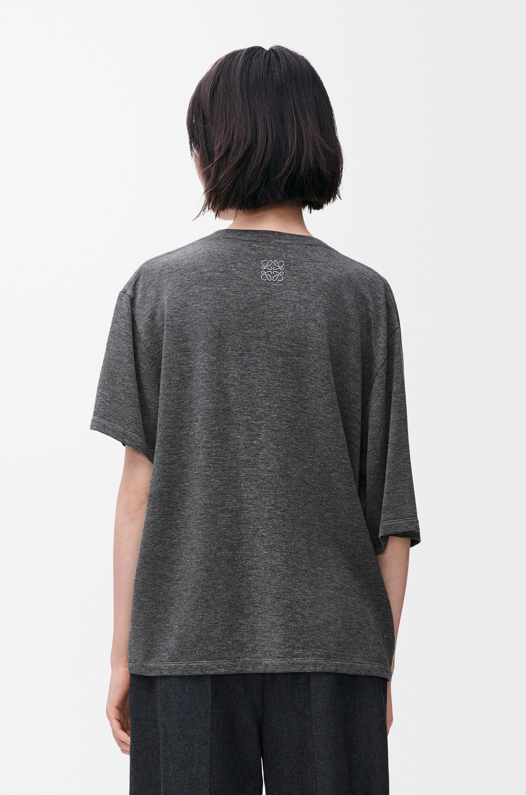 ★LOEWE[ロエベ] ドレープ Tシャツ レーヨン カシミヤ★ S359Y22X85_1110_1F.jpg