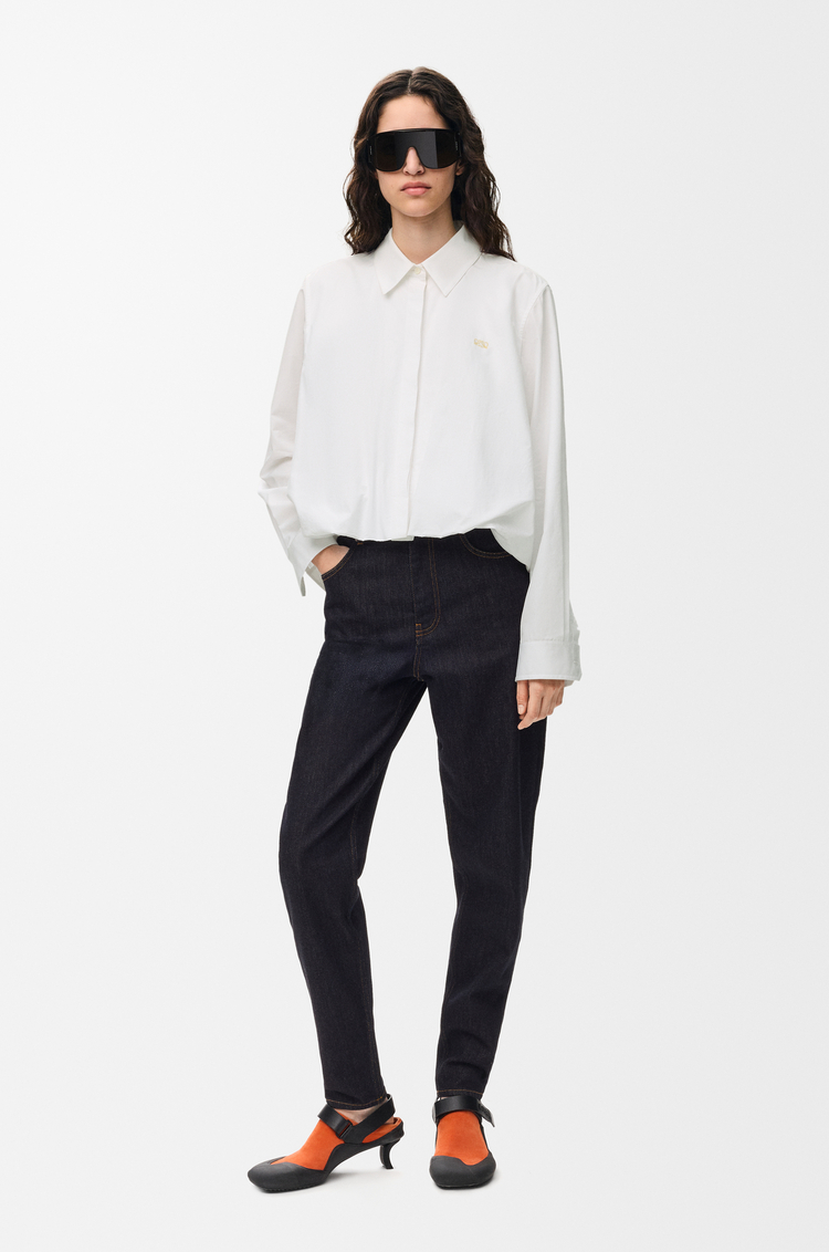 LOEWE Camisa en algodón Blanco