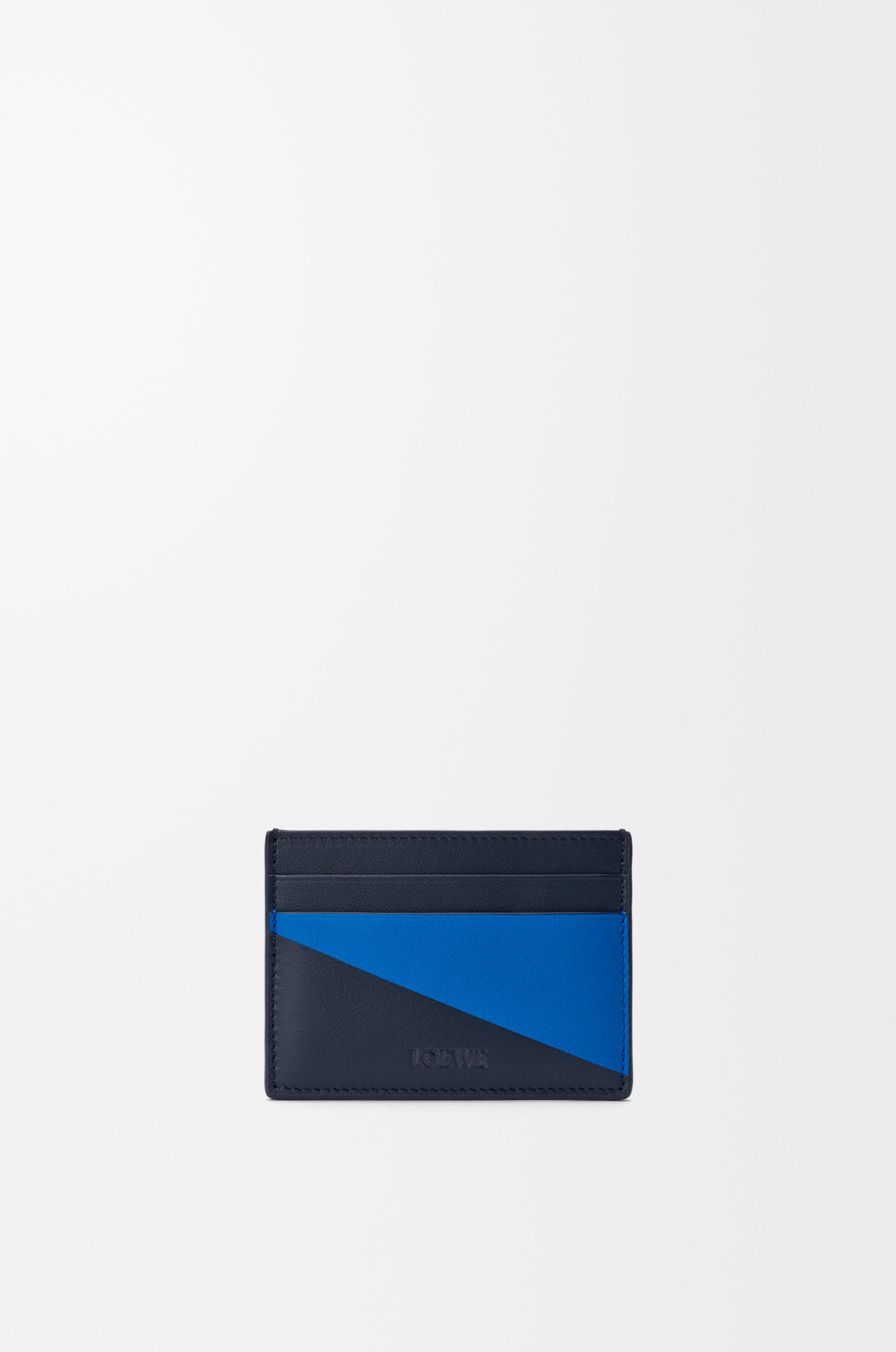 Flag plain cardholder in classic calfskin Multicolor - LOEWE USA