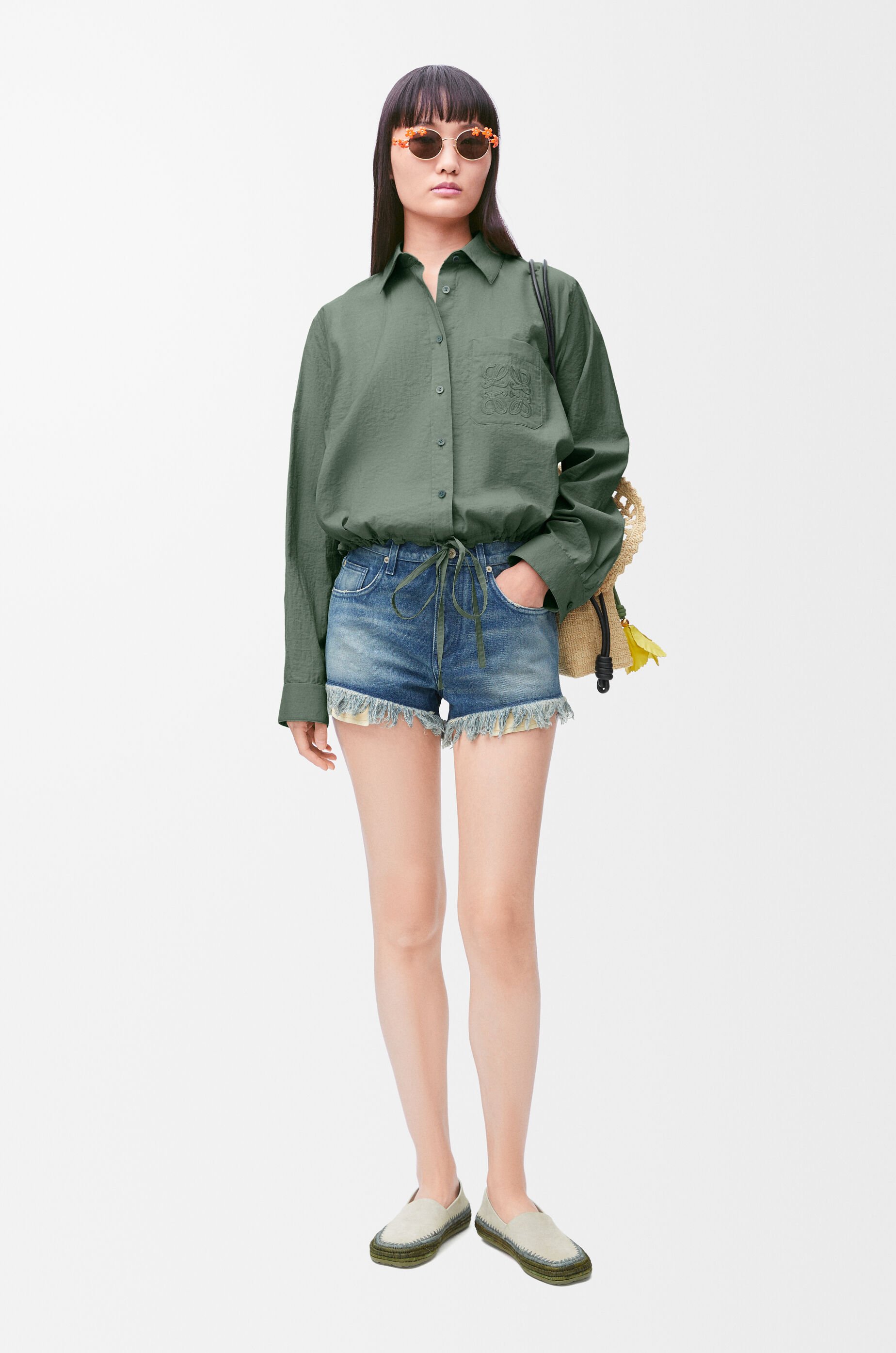 Shirt in cotton blend Green - LOEWE Shirt in cotton blend Green - LOEWE