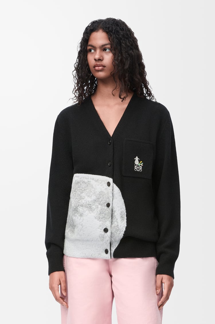 LOEWE Cárdigan en lana Negro