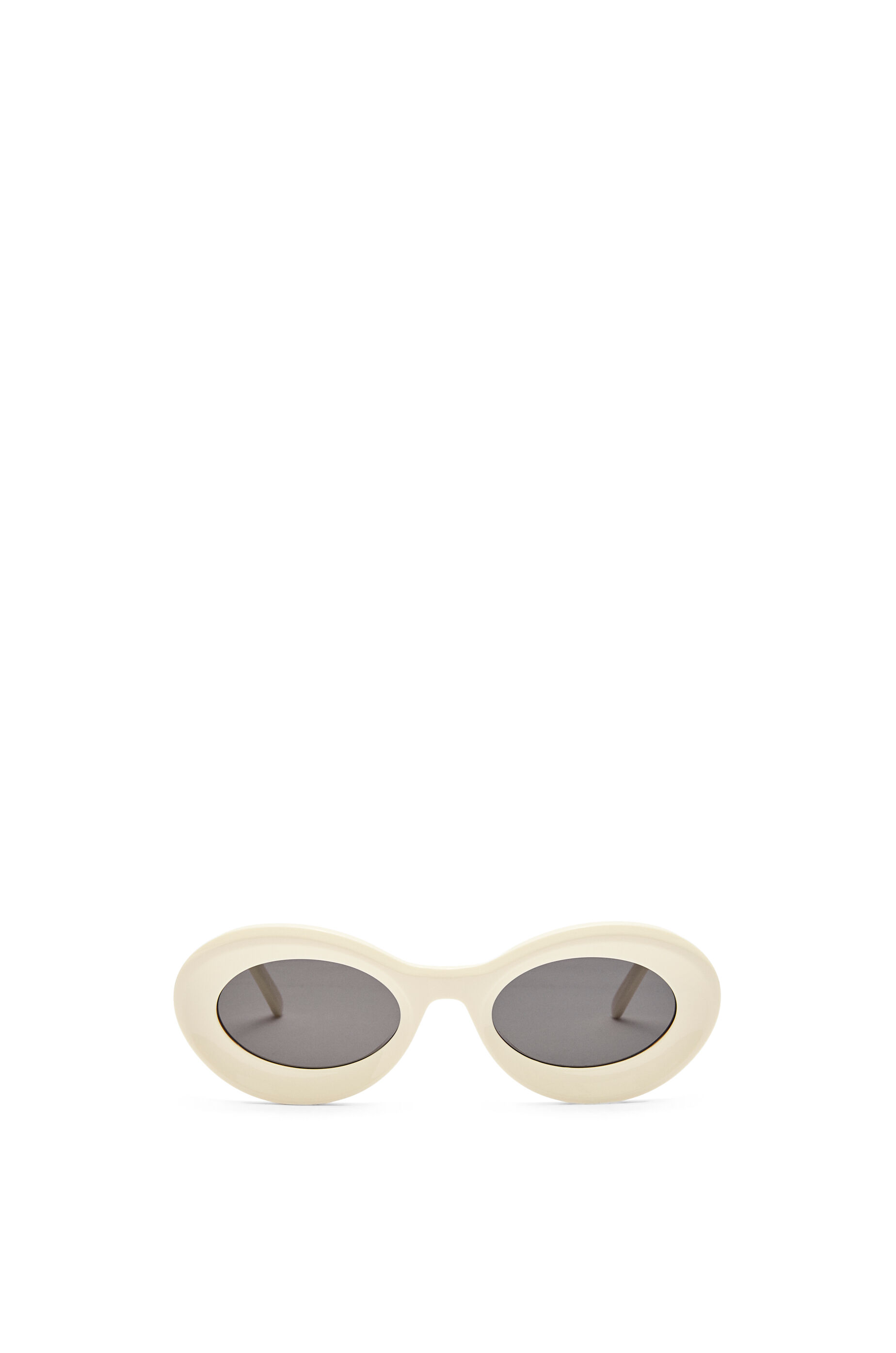 Occhiali da sole rotondi in acetato CREMA LOEWE