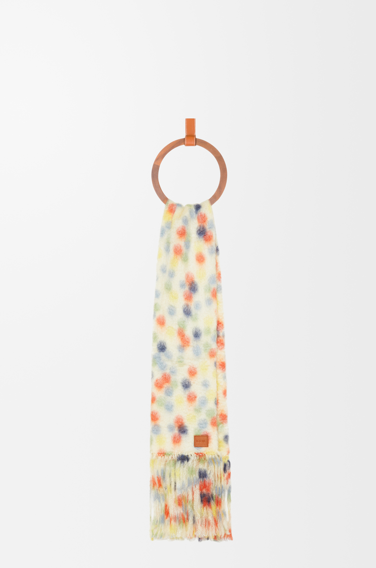 LOEWE Bufanda en mezcla de mohair y lana Multicolor