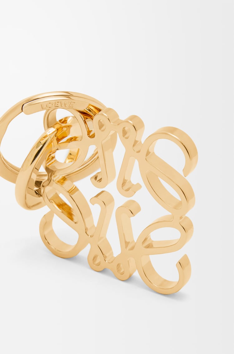 LOEWE Llavero Anagram Dorado