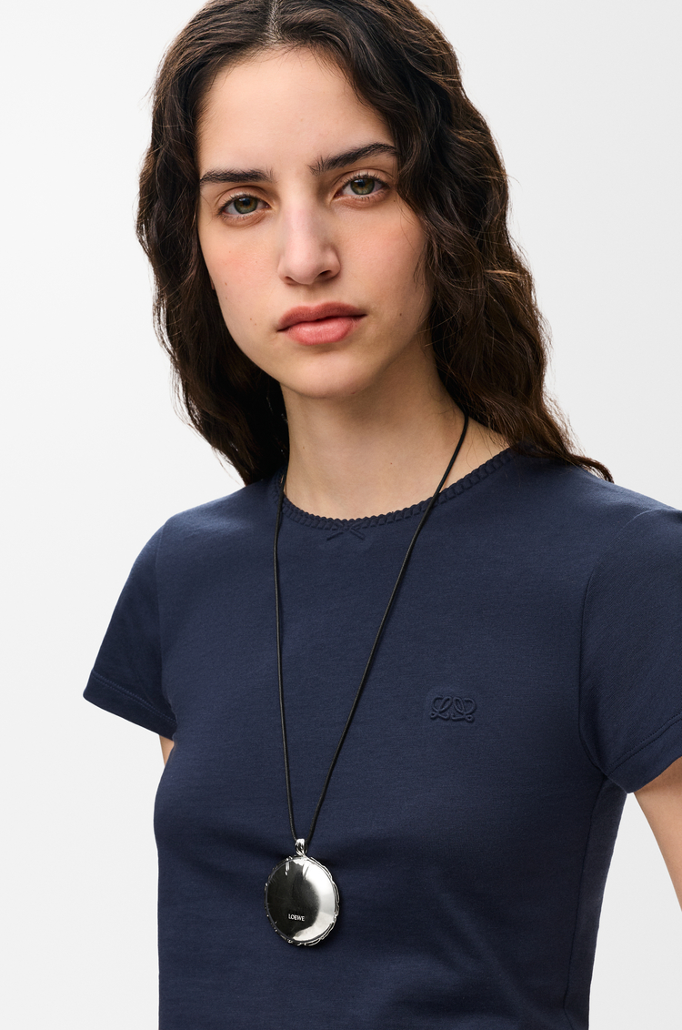 LOEWE Collar con diseño inflado Plateado/Dorado