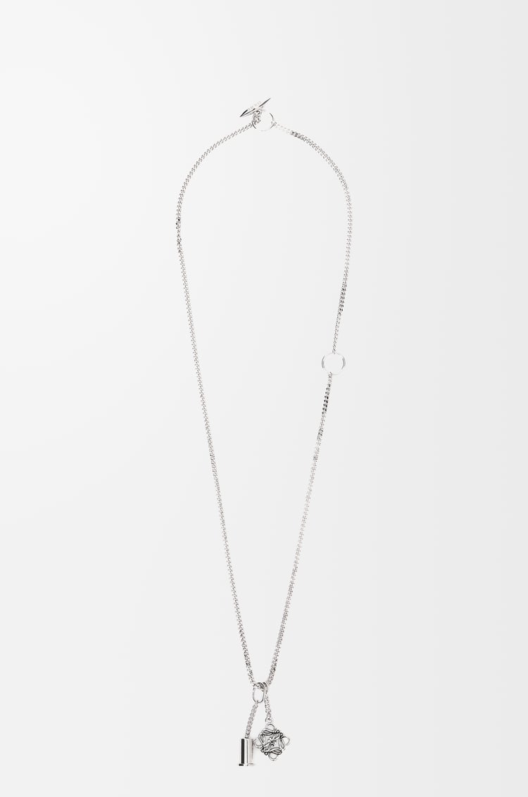 LOEWE Personalisation necklace in metal Palladium