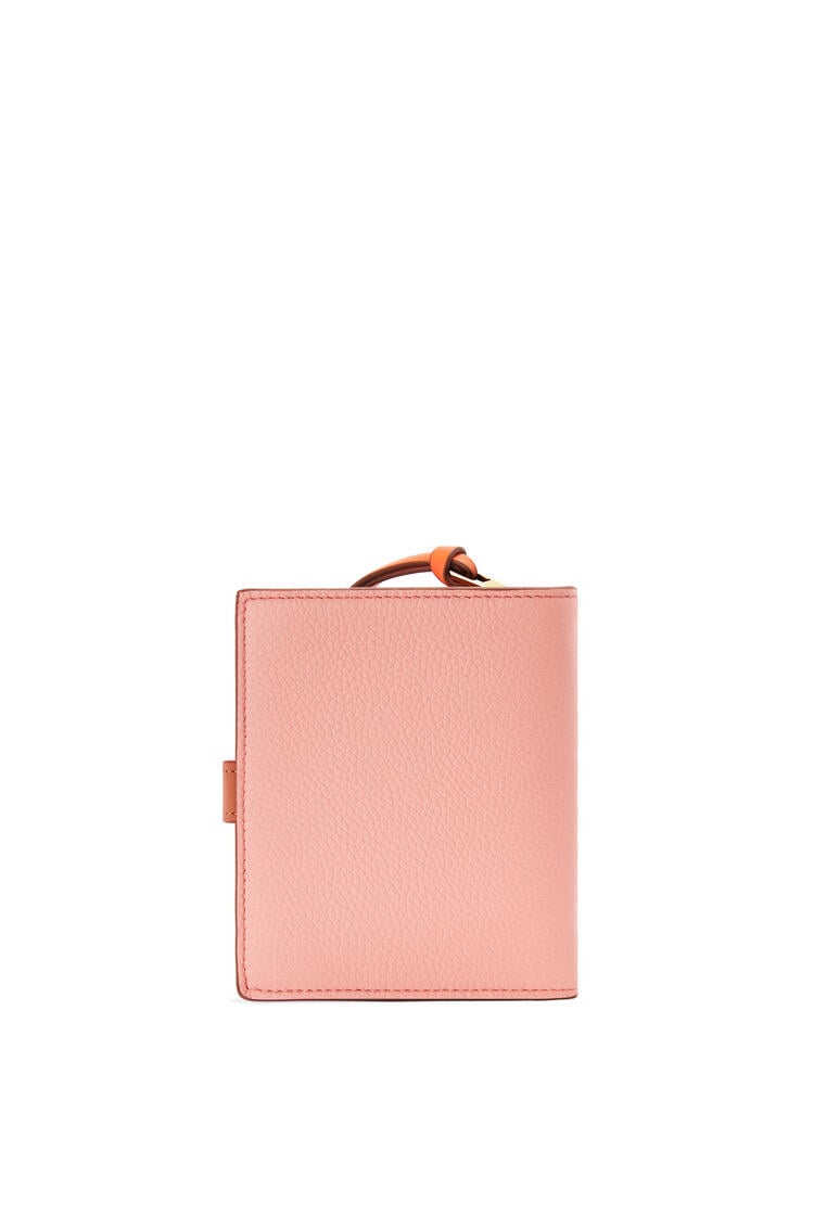 LOEWE Compact zip wallet in soft grained calfskin Blossom/Tan pdp_rd