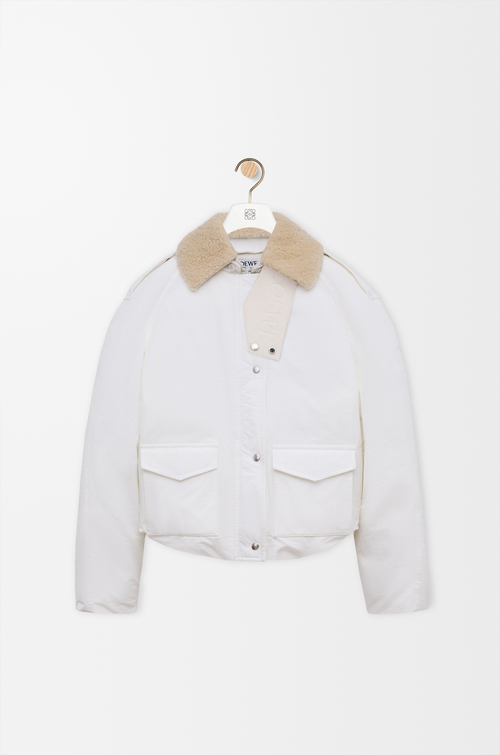 LOEWE パファー ジャケット（テクニカルコットン） アイボリー