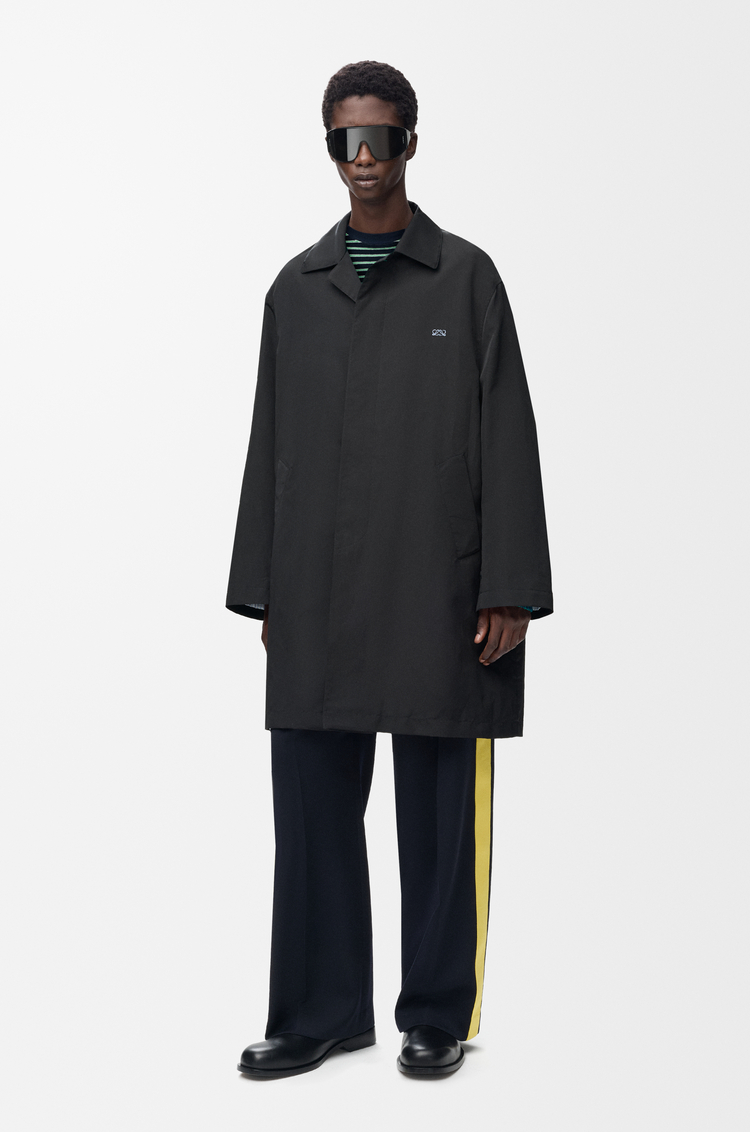 LOEWE Trench en soie technique Noir