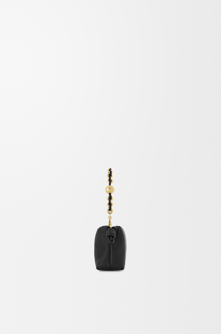 LOEWE Bolso Flamenco purse nano en piel napa de cordero suave Negro