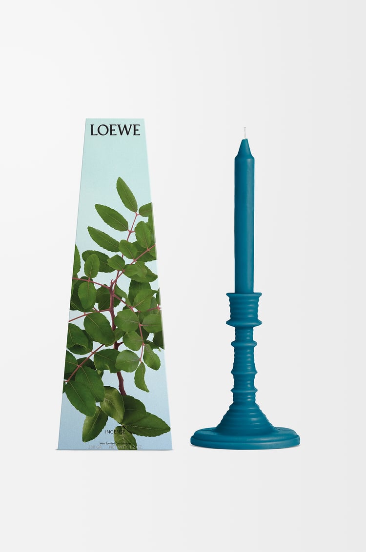 LOEWE Candelabro de cera Incense Azul Oscuro