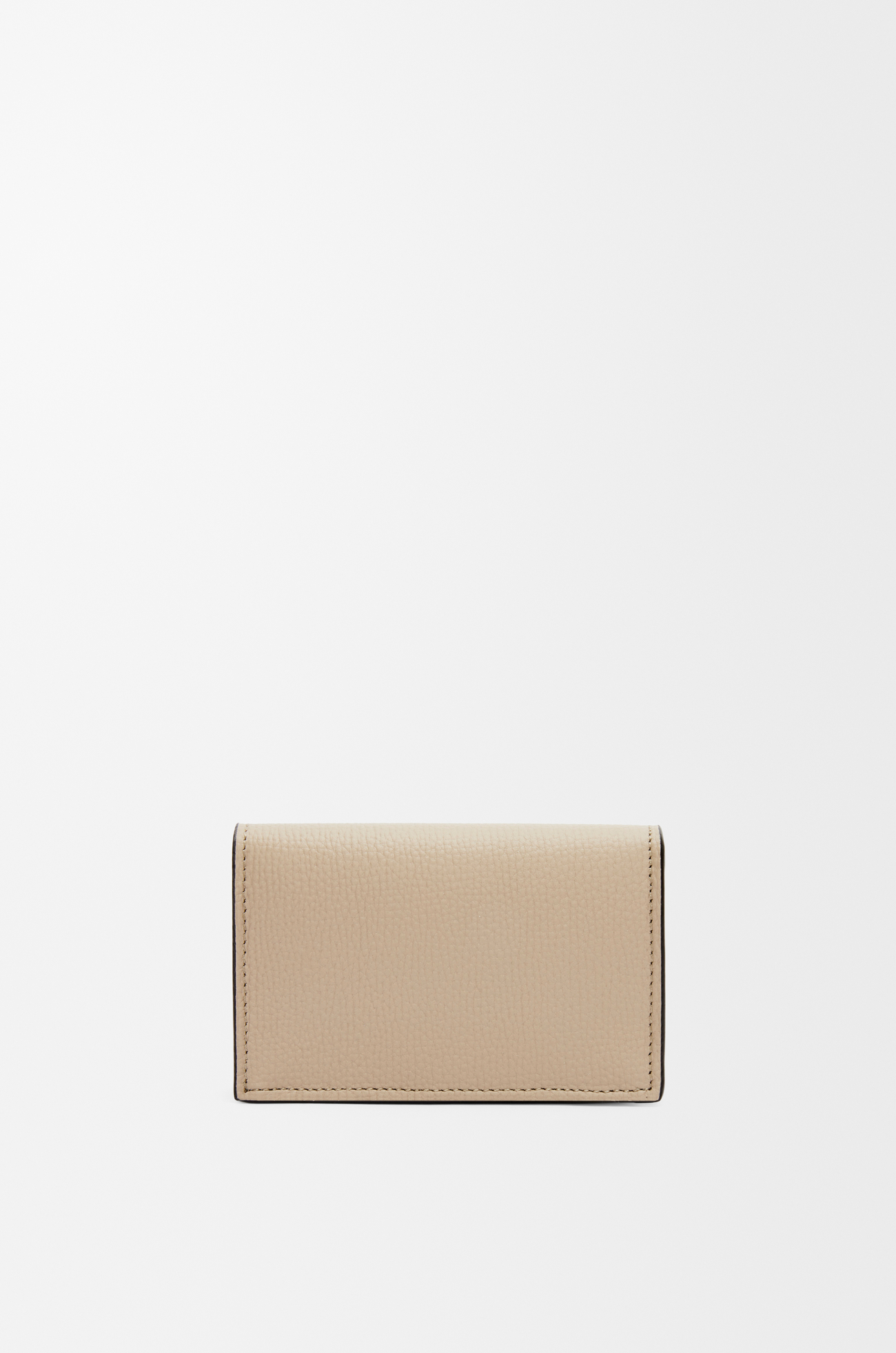 LOEWE Tarjetero Anagram en piel de ternera Arena