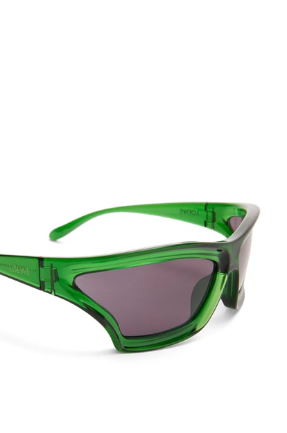 LOEWE Arch Mask sunglasses in nylon 透明綠色 plp_rd
