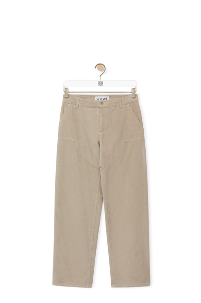 LOEWE Workwear trousers in cotton Creta Beige